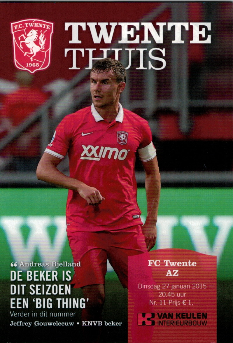 AZ Programma 27-jan-2015 Twente uit beker